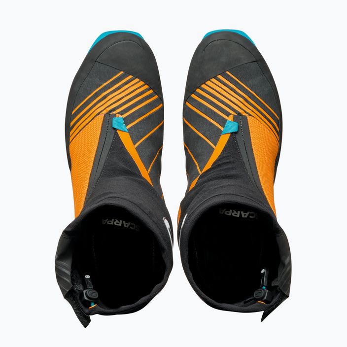 Scarpa Phantom Tech HD μαύρο/φωτεινό πορτοκαλί ανδρικές μπότες υψηλού βουνού 13