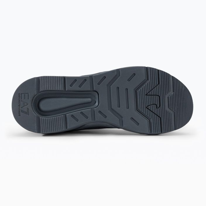 EA7 Emporio Armani Ace Runner Carbon τριπλό σιδερένιο/λευκό παπούτσια 4