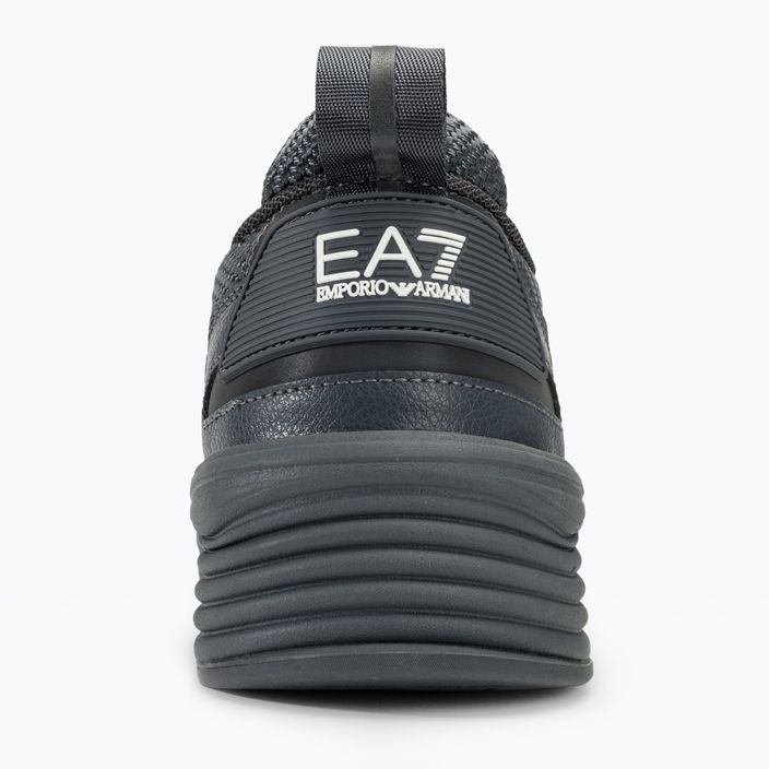 EA7 Emporio Armani Ace Runner Carbon τριπλό σιδερένιο/λευκό παπούτσια 5