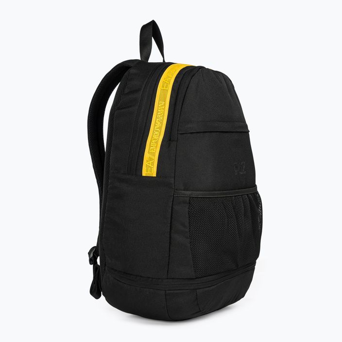 Ανδρικό EA7 Emporio Armani Train Logo Tape Backpack 25 l black/giallo 2