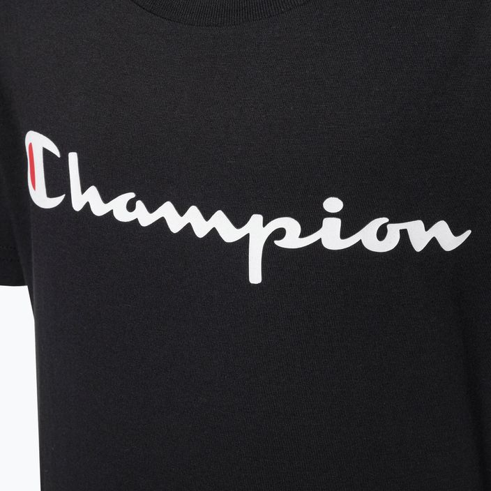 Champion Legacy παιδικό t-shirt μαύρο 3