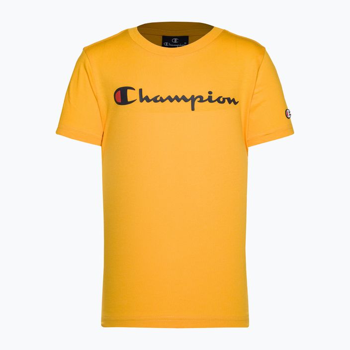 Champion Legacy παιδικό t-shirt σκούρο κίτρινο
