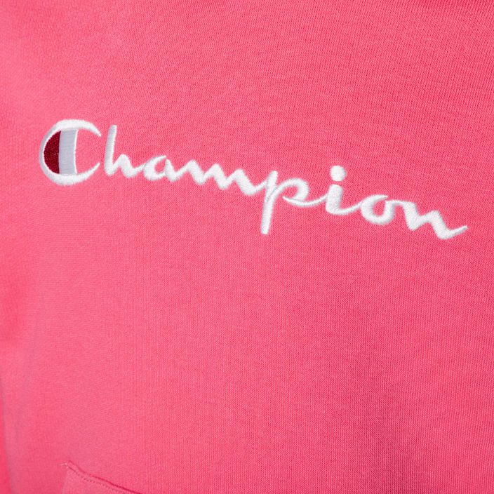 Champion Legacy παιδικό φούτερ σκούρο ροζ 3