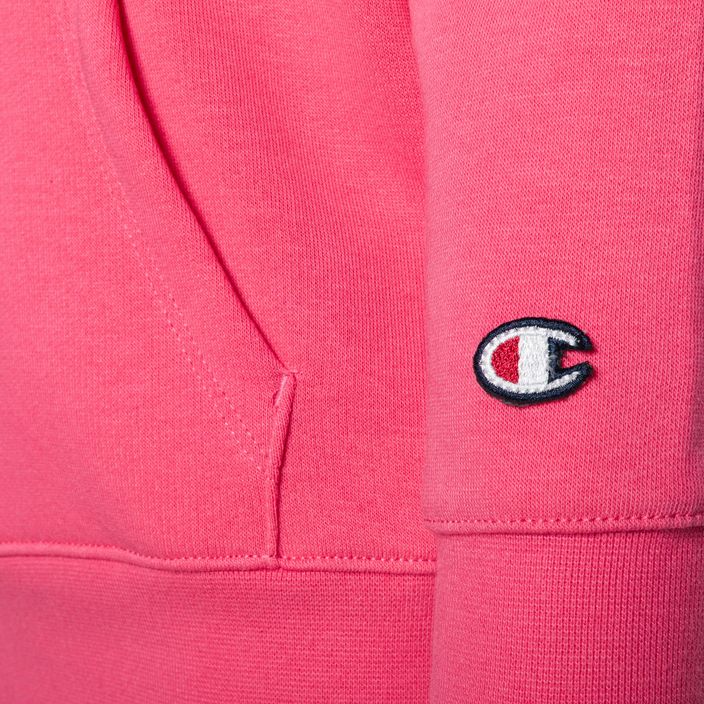 Champion Legacy παιδικό φούτερ σκούρο ροζ 4