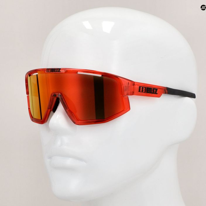 Bliz Fusion S3 διαφανές κόκκινο / καφέ κόκκινο multi 52305-44 γυαλιά ποδηλασίας 8