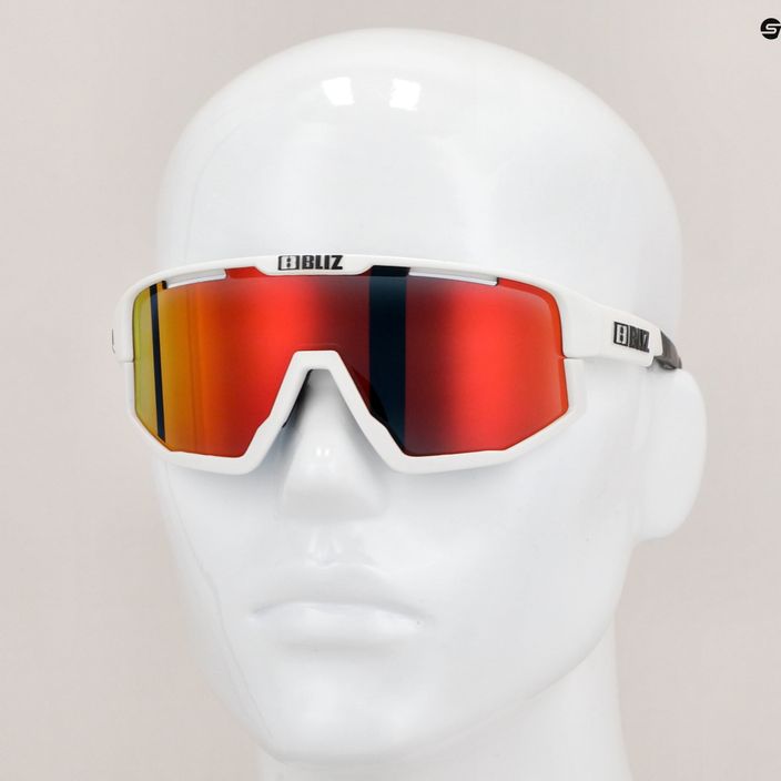 Bliz Fusion S3 ματ λευκό / κόκκινο καπνό πολλαπλών 52105-00 γυαλιά ποδηλασίας 8
