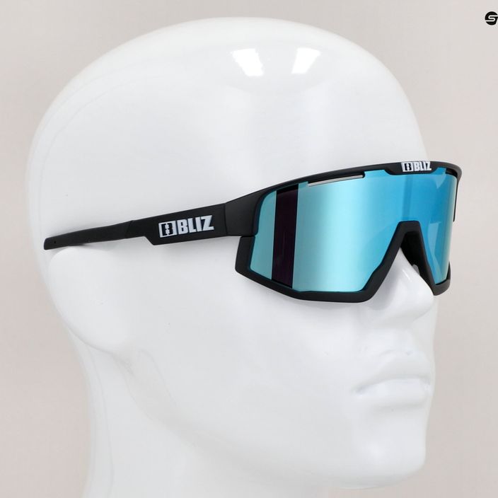 Bliz Fusion S3 μαύρο ματ / μπλε καπνός πολλαπλών 52105-10 γυαλιά ποδηλασίας 8