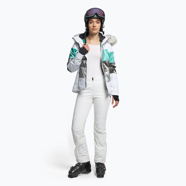 Γυναικείο παντελόνι σκι CMP λευκό 3W05376/A001 2
