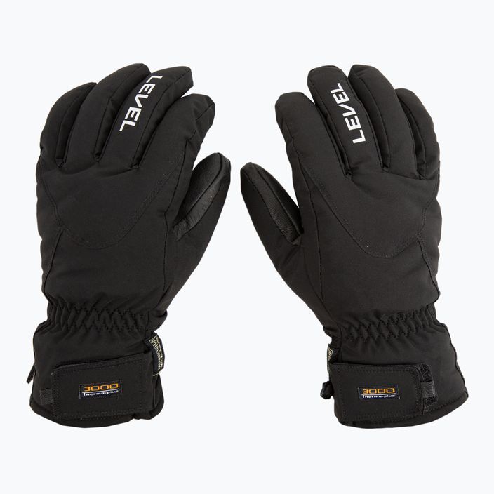 Ανδρικά γάντια σκι Level Alpine μαύρο 3343 3