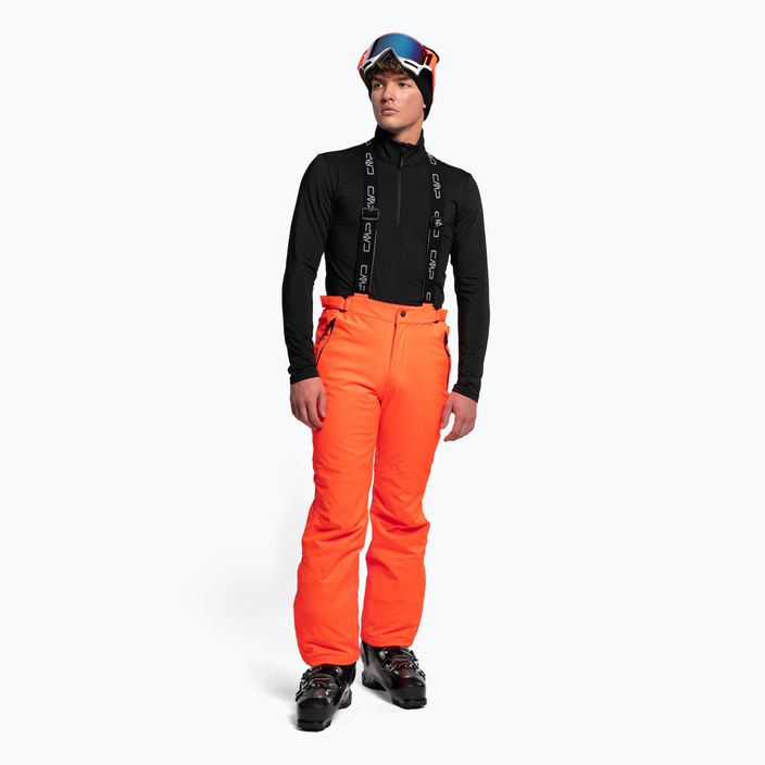 CMP ανδρικό παντελόνι σκι πορτοκαλί 3W17397N/C645