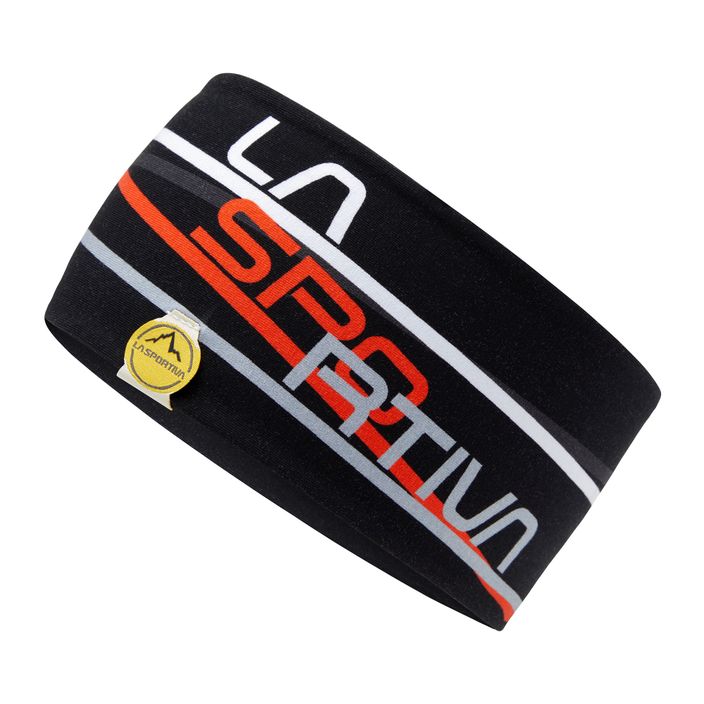 La Sportiva Stripe Headband μαύρο/κερασιά ντομάτα 2
