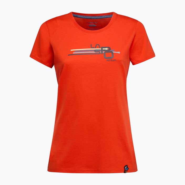 La Sportiva Stripe Cube γυναικείο T-shirt cherry tomato