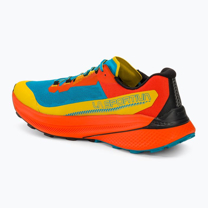 La Sportiva Prodigio ανδρικά παπούτσια για τρέξιμο τροπικό μπλε/τομάτα κεράσι 3
