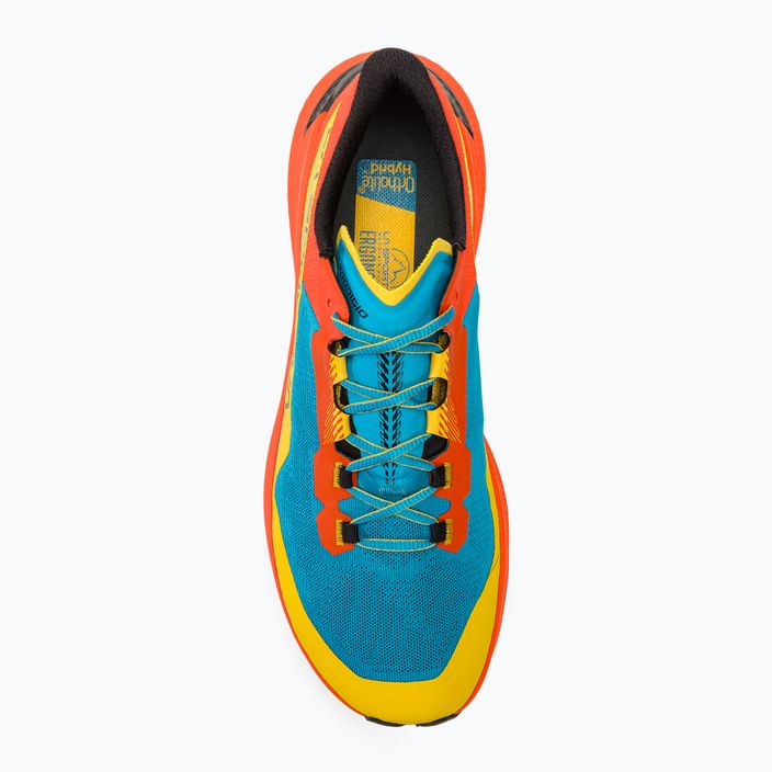 La Sportiva Prodigio ανδρικά παπούτσια για τρέξιμο τροπικό μπλε/τομάτα κεράσι 5