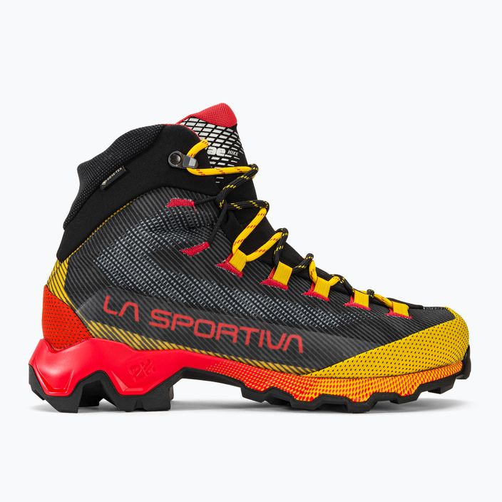 Ανδρικές μπότες πεζοπορίας La Sportiva Aequilibrium Hike GTX carbon/κίτρινο 2