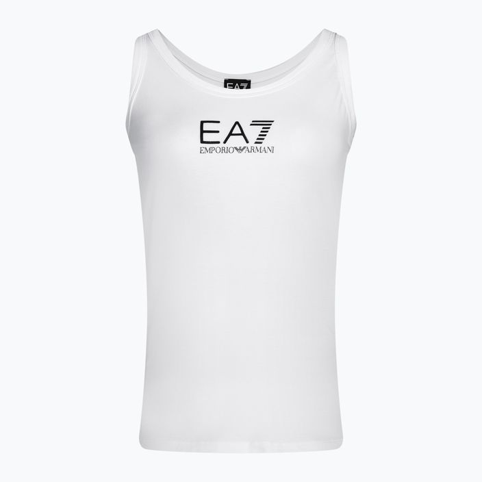 Γυναικείο μπλουζάκι EA7 Emporio Armani Train Shiny white/logo black