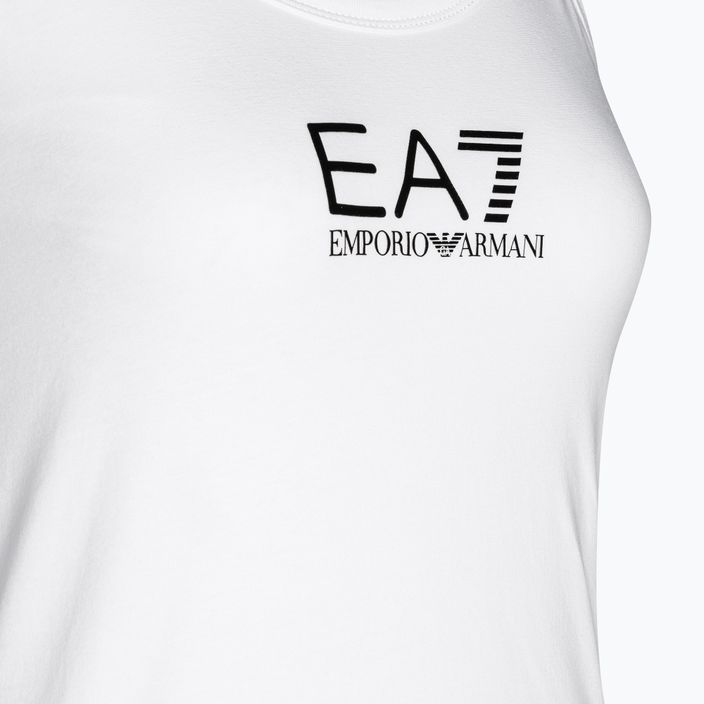Γυναικείο μπλουζάκι EA7 Emporio Armani Train Shiny white/logo black 3
