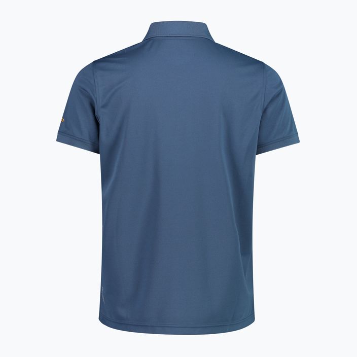 CMP ανδρικό πουκάμισο πόλο 3T60077 bluesteel 3