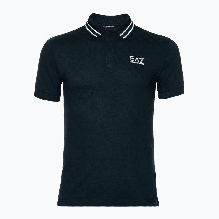 Ανδρικό EA7 Emporio Armani Golf Pro Polo Check πουκάμισο armani μπλε