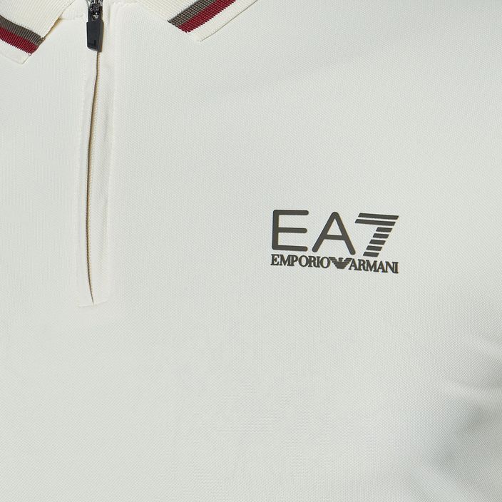 Ανδρικό EA7 Emporio Armani Golf Pro Polo T-shirt ασημένια σημύδα 3