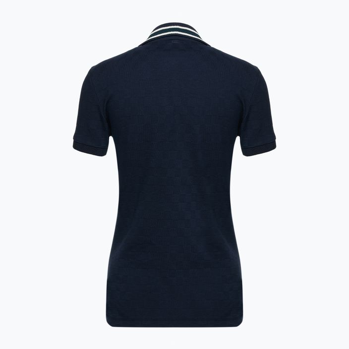 Γυναικείο EA7 Emporio Armani Golf Pro Polo Damier armani μπλε T-shirt 2