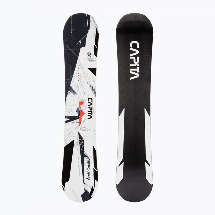 Ανδρικά snowboard CAPiTA Mercury Wide λευκό/μαύρο 1211114