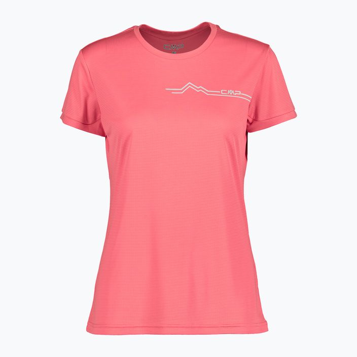 Γυναικείο t-shirt trekking της CMP ροζ 32T6046/C574