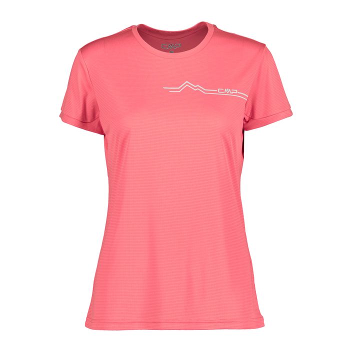 Γυναικείο t-shirt trekking της CMP ροζ 32T6046/C574 2