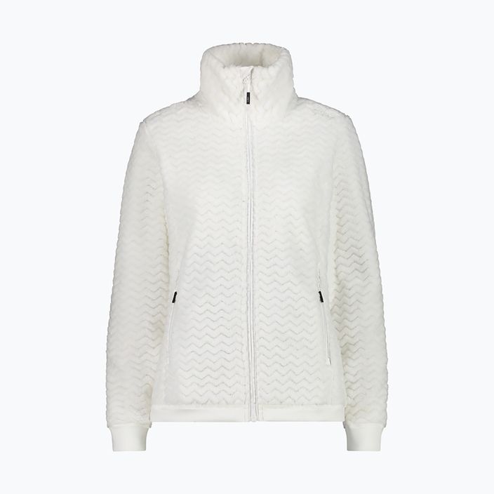 Γυναικείο fleece φούτερ CMP λευκό 32P1956/A143 8