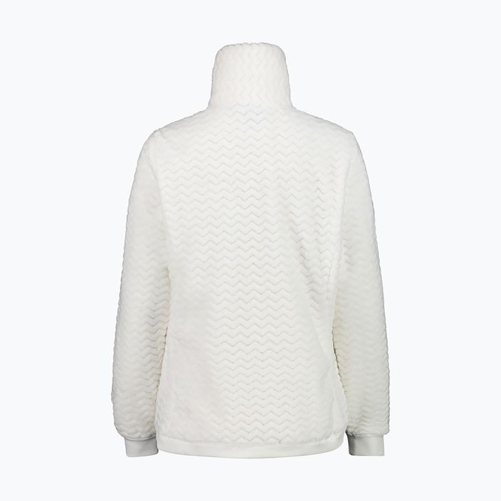 Γυναικείο fleece φούτερ CMP λευκό 32P1956/A143 4
