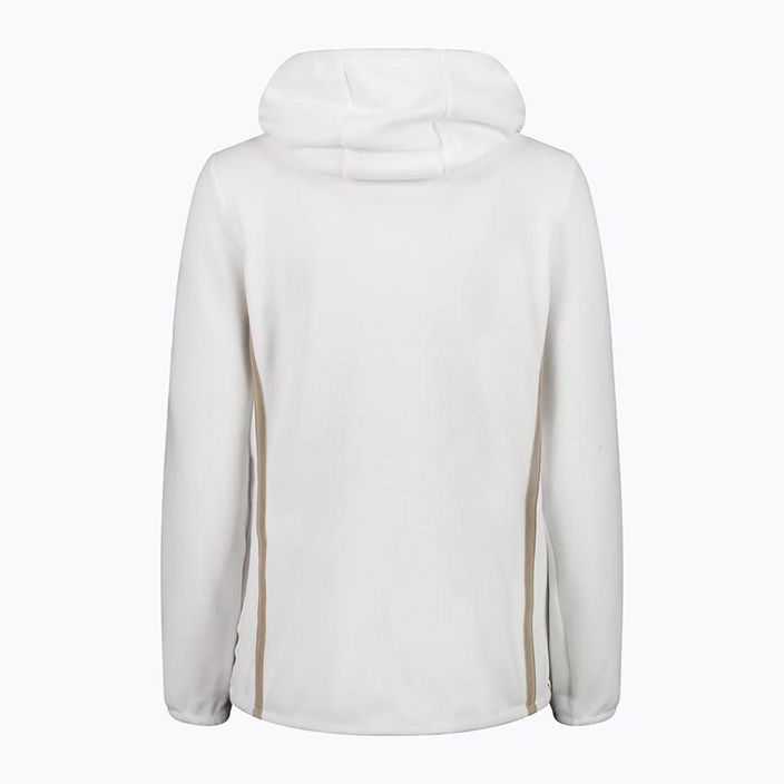 Γυναικείο φούτερ CMP Fix Hood Fleece Λευκό 32H0386/A001 2