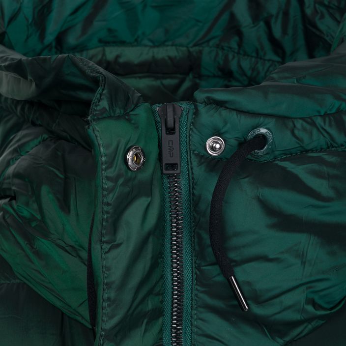 Γυναικείο παλτό CMP Fix Hood Down Jacket Πράσινο 32K3136 3