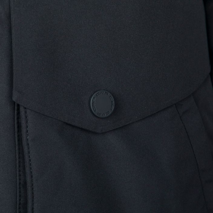 Γυναικείο μπουφάν βροχής CMP Parka Zip Hood μαύρο 32K3206F 3