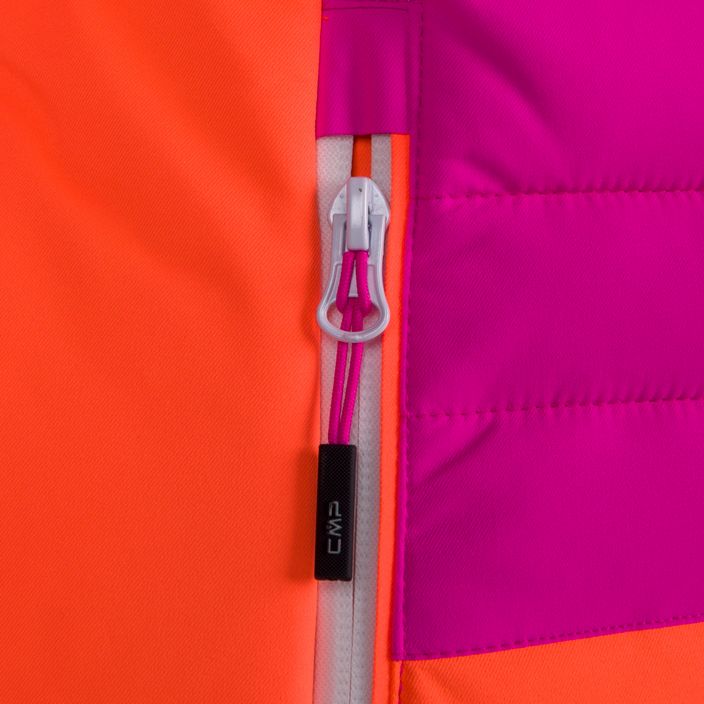 Γυναικείο μπουφάν σκι CMP ροζ και πορτοκαλί 31W0226/H924 13