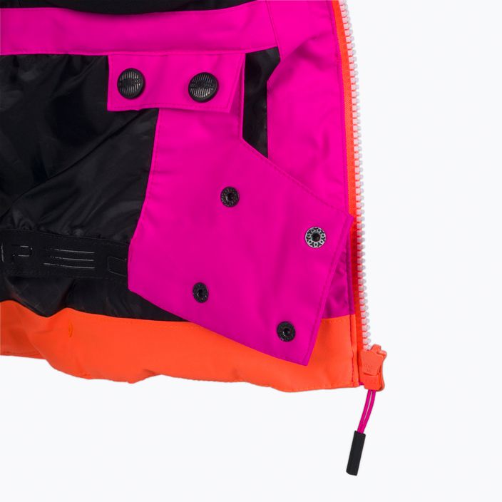 Γυναικείο μπουφάν σκι CMP ροζ και πορτοκαλί 31W0226/H924 17