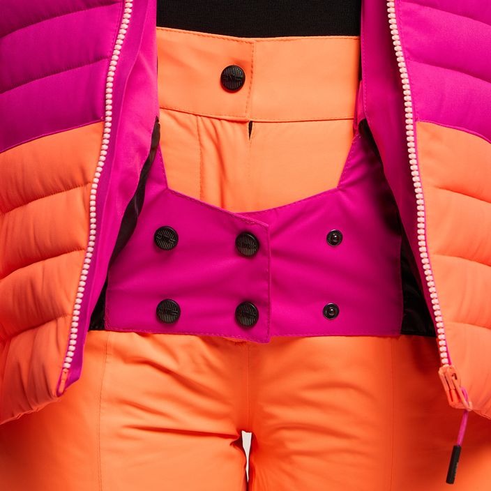 Γυναικείο μπουφάν σκι CMP ροζ και πορτοκαλί 31W0226/H924 9