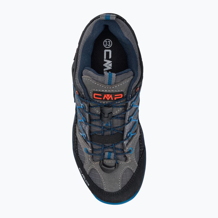 CMP παιδικές μπότες πεζοπορίας Rigel Low Wp γκρι-μπλε 3Q54554/69UN 6