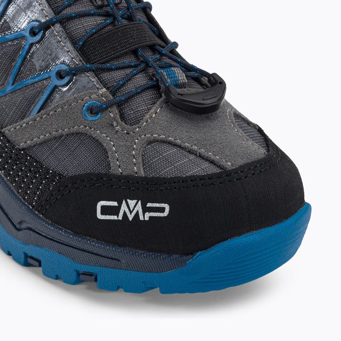 CMP παιδικές μπότες πεζοπορίας Rigel Low Wp γκρι-μπλε 3Q54554/69UN 7