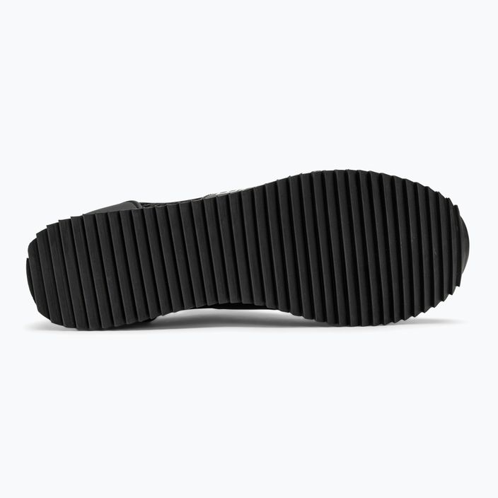 EA7 Emporio Armani Black & White Laces μαύρα/λευκά παπούτσια με κορδόνια 4
