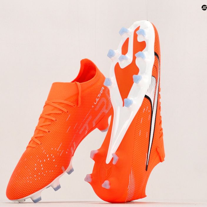PUMA ανδρικά ποδοσφαιρικά παπούτσια Ultra Match FG/AG πορτοκαλί 107217 01 12