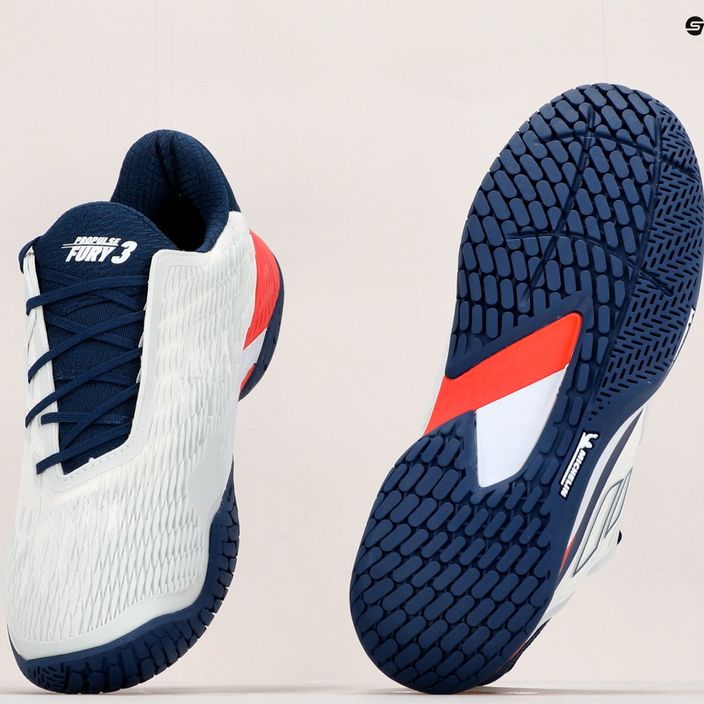 Babolat Propulse Fury 3 All Court ανδρικά παπούτσια τένις λευκό και μπλε 30S23208 13