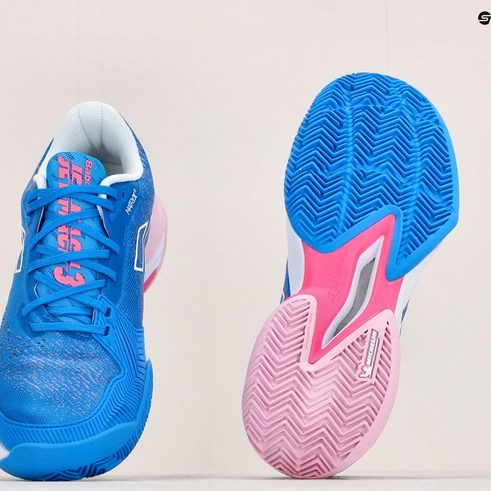 Babolat γυναικεία παπούτσια τένις Jet Mach 3 Clay μπλε 31S23685 19