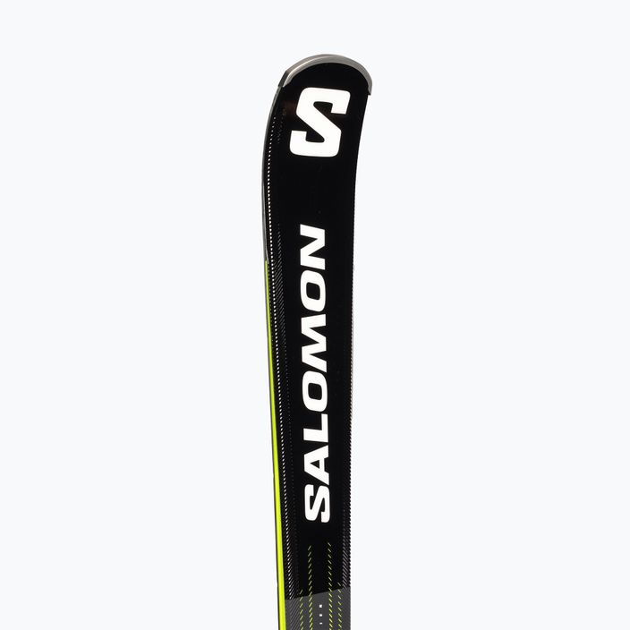 Salomon S Max 10 + M11 GW downhill σκι μαύρο/κίτρινο L47055700 8