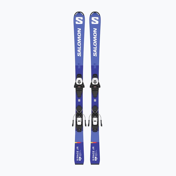 Παιδικά σκι κατάβασης Salomon S/Race MT Jr + L6 race μπλε/λευκό 6