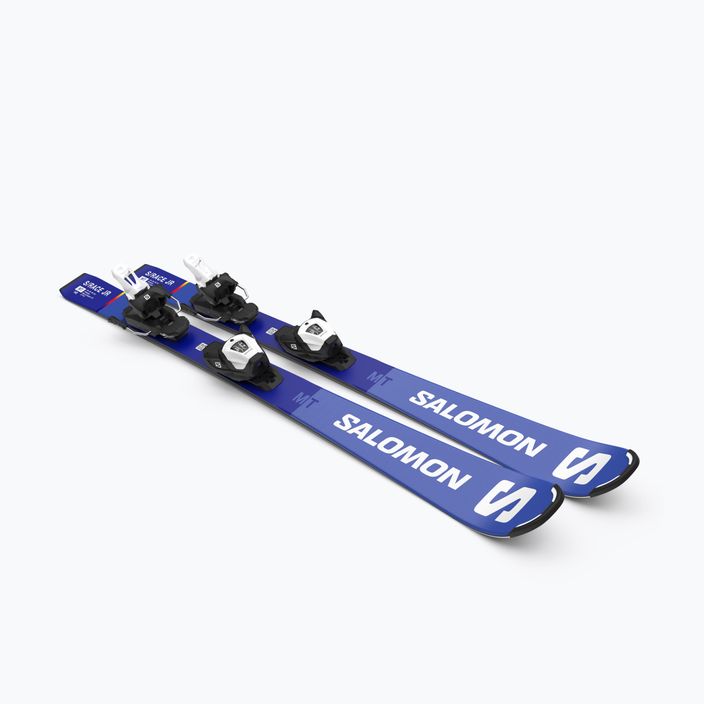 Παιδικά σκι κατάβασης Salomon S/Race MT Jr + L6 race μπλε/λευκό 8