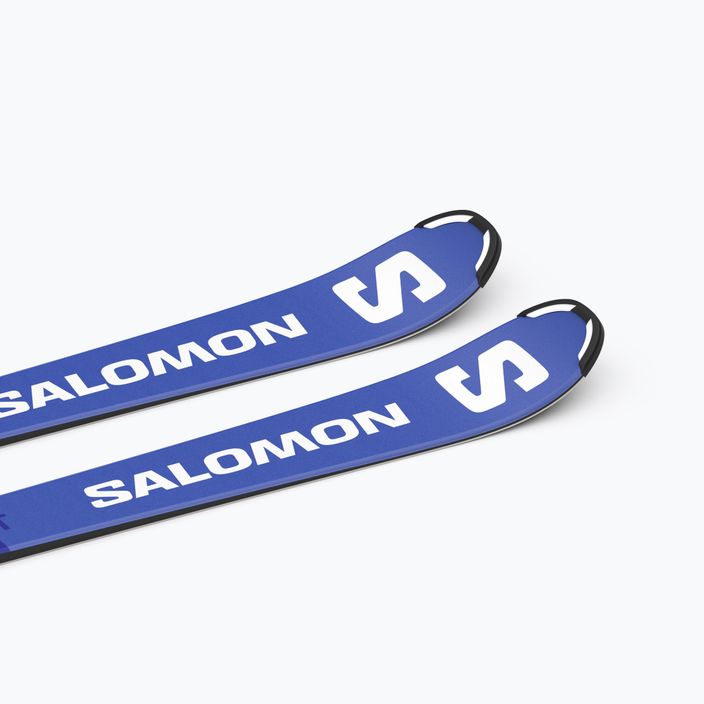 Παιδικά σκι κατάβασης Salomon S/Race MT Jr + L6 race μπλε/λευκό 9