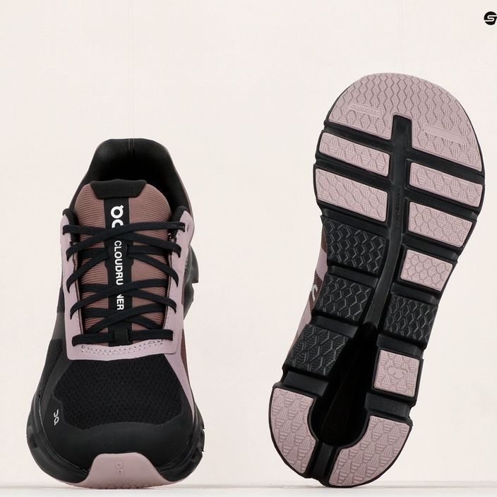 Γυναικεία παπούτσια για τρέξιμο On Cloudrunner Waterproof μαύρο-καφέ 5298636 14