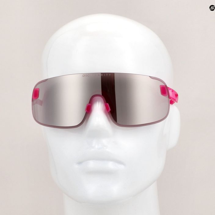 Γυαλιά ποδηλάτου POC Elicit actinium pink translucent/clarity road silver 8