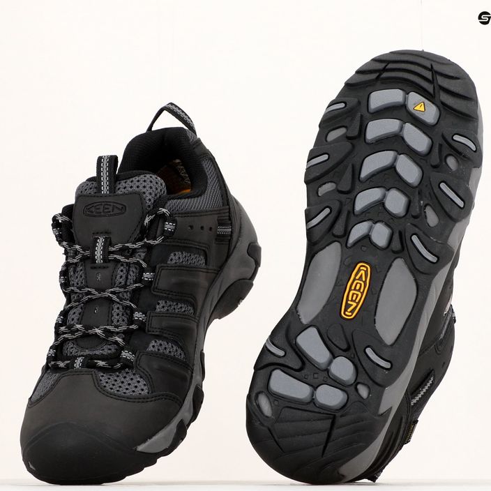 Ανδρικές μπότες πεζοπορίας KEEN Koven Wp μαύρο-γκρι 1025155 18