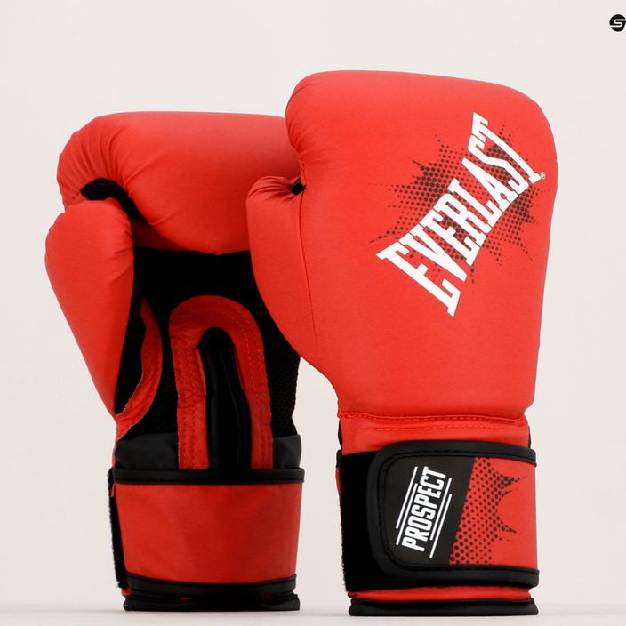 Everlast junior Pu Prospect Gloves παιδικά γάντια πυγμαχίας κόκκινα EV4600 7